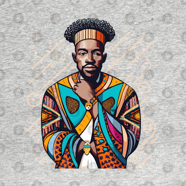 Afrocentric Black Man by Graceful Designs